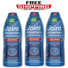 3 Pack - Nature's Way Joint Movement Glucosamine Liquid, 33.8 fl. oz.