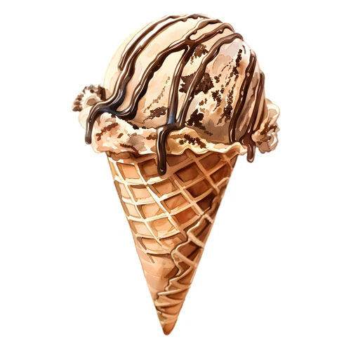 Ice Cream Self Adhesive Vinyl Sticker