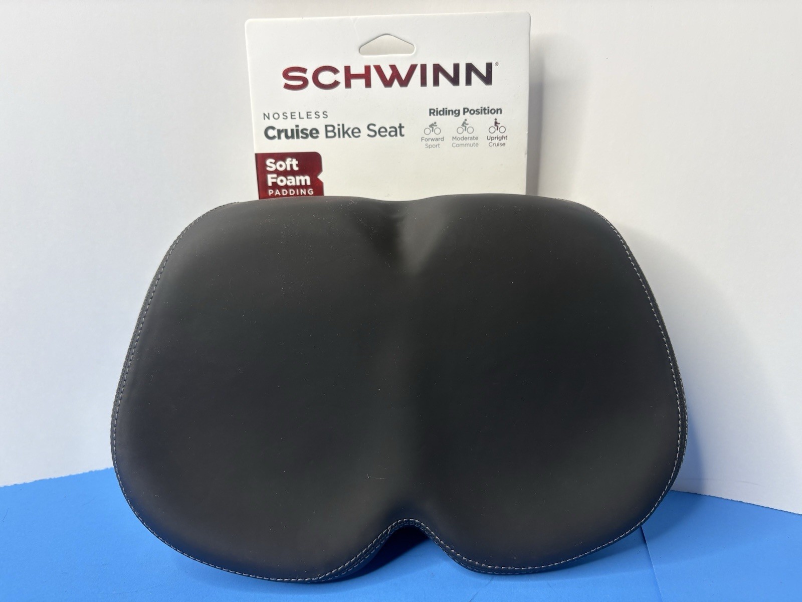 Schwinn Noseless Cruise Comfort Bike Saddle Seat Soft Foam P