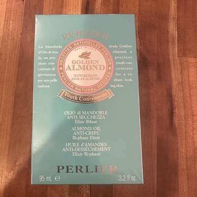 Perlier Golden Almond Oil Anti-crepe Bi-phase Youth Concentrate Elixir 3.2oz-NEW