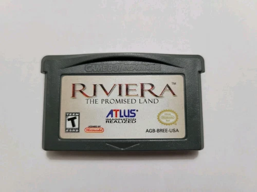 Riviera: The Promised Land - (Nintendo Game Boy Advance GBA) - Tested Authentic