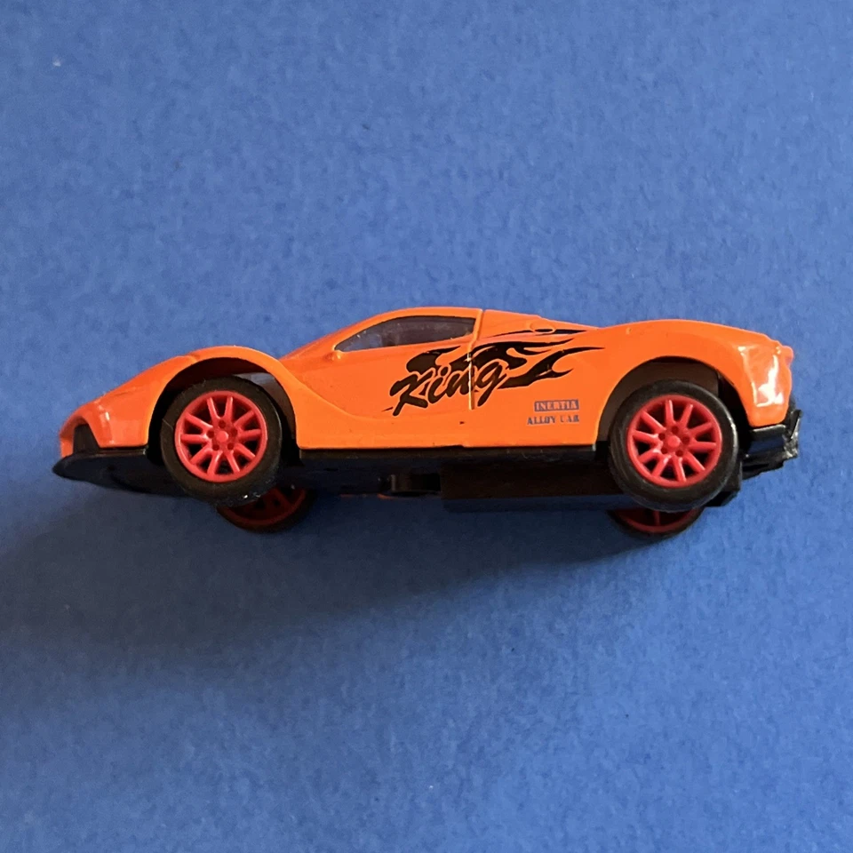 MACCHININA AUTO MODELLINO - 7 X 3 CM - N. 12 ARANCIONE ALLOY CAR - Immagine 4 di 4