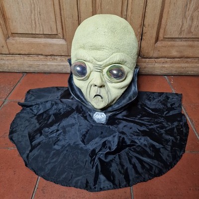 Vintage Alien Maske Ostern Unlimited Halloween Latex Büste Kopf Kostüm 14''