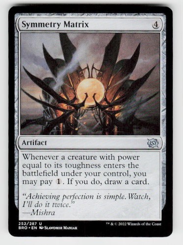 MTG Symmetry Matrix #252/287 Foil Uncommon The Brothers' War (BRO
