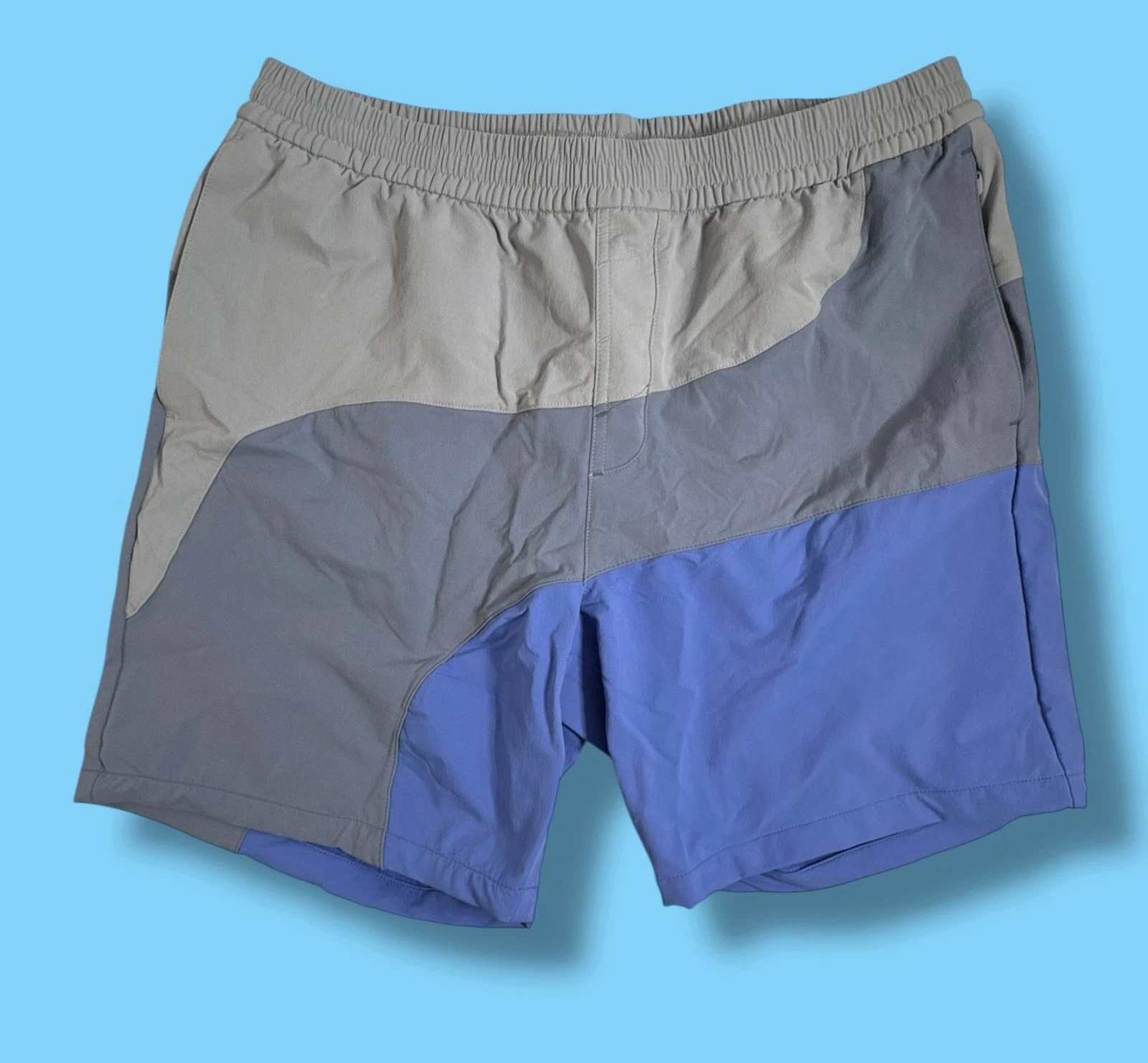 Outdoor Voices Shorts Men XL 7" RecTrek Trail Running Travel Shorts Nylon Hybrid
