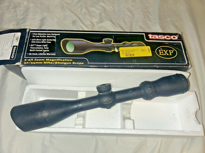 tasko スコープ Tasco EXP 3-9x Variable Zoom Extra Wide View Rifle Scope Mdl