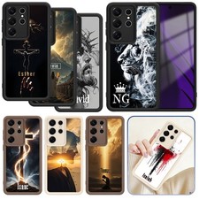 For Samsung S26 S25 S24 A17 A36 A54 Christian Cross Personalised Cover Soft Case