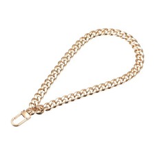Keychain Wristlet Strap 8 Inch Hand Wrist Lanyard Key Chain Holder Gold
