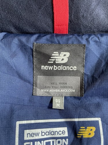 New Balance Extreme Function Down Filled Puffer Jacket Blue Outerwear See Pics - Picture 3 of 14