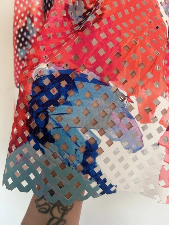 Falda Trina Turk Amapola Círculo Completo 4 Nueva Con Etiquetas Floral Delicada Preppy Resort Diseñador Foto 3 de 4