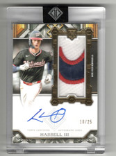 Robert Hassell III 2025 Topps Transcendent Rookie Patch Auto Variation /25