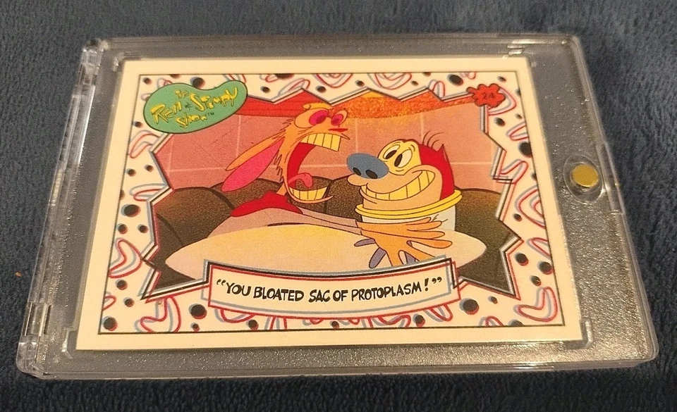 1993 The REN & STIMPY SHOW ! TOPPS! NKLDN  Puzzle" SAG OF PROTOPLASM. MINT 10🌱 - Image 4 of 4