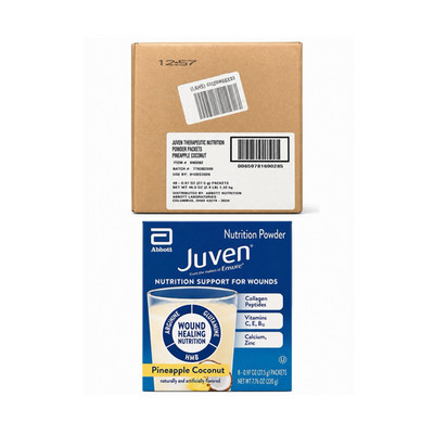 Juven Therapeutic Powder Packets (48 ct) Pineapple Coconut Wound Healing    