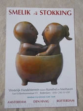 ODILE KINART SMELIK /STOKKING ART SHOW EXHIBIT POSTER AMSTERDAM NO DATE ROLLED