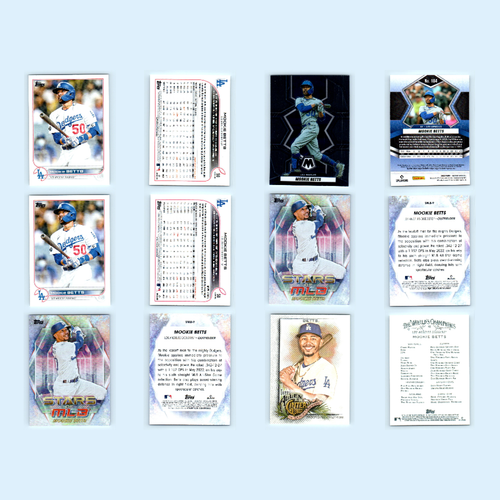 Mookie Betts Lot 100 Baseball Cards 2019 Boston Red Sox Set Collection MLB NM - Picture 7 of 20