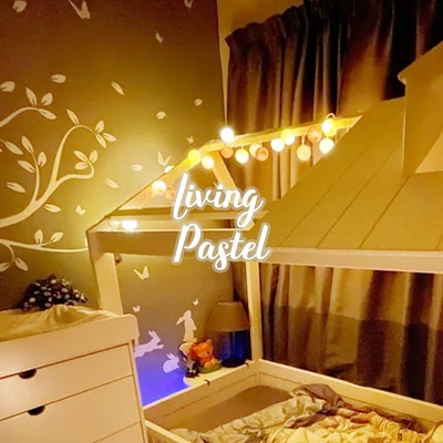 Cadena De Luces De Bolas De Algodón, A Pilas, 3 Metros, 20 LED, Perfecta Para Fiestas, Navidad, Cumpleaños Y Halloween. | Leroy Merlin