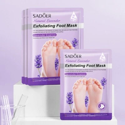 Exfoliant Pieds Peler Masque Chaussettes Lavande Essence Hydratant - Photo 1/4