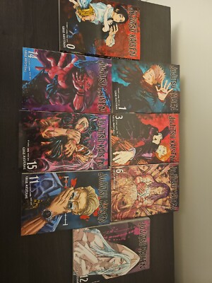 Jujutsu Kaisen Manga (ENGLISH) Volume 0, 1, 14 , 3 , 15 ,6 , 12 | eBay