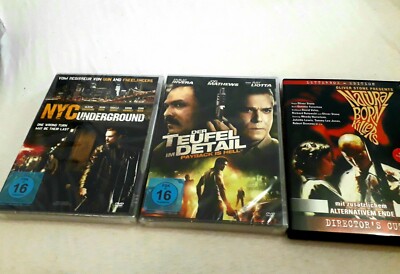 3x Action & Thriller DVD NATURAL BORN KILLERS DIRECTORS CUT Teufel Im Detail Neu