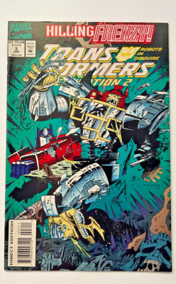 Transformers Generation 2 #3 Marvel Comic Book 1993 Simon Furman Prime