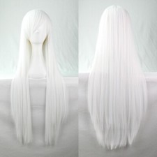 Long Straight Wig Fashion Cosplay Costume Anime Hair Full Wig Hair
