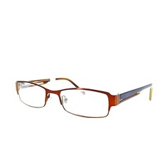 Unbranded FM11465 Brown Rectangle Full Rim Eyeglasses Frames 50[]17 135 mm