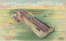 An Aerial View Of The F.S. Royster Guano Company, Baltimore, Maryland MD