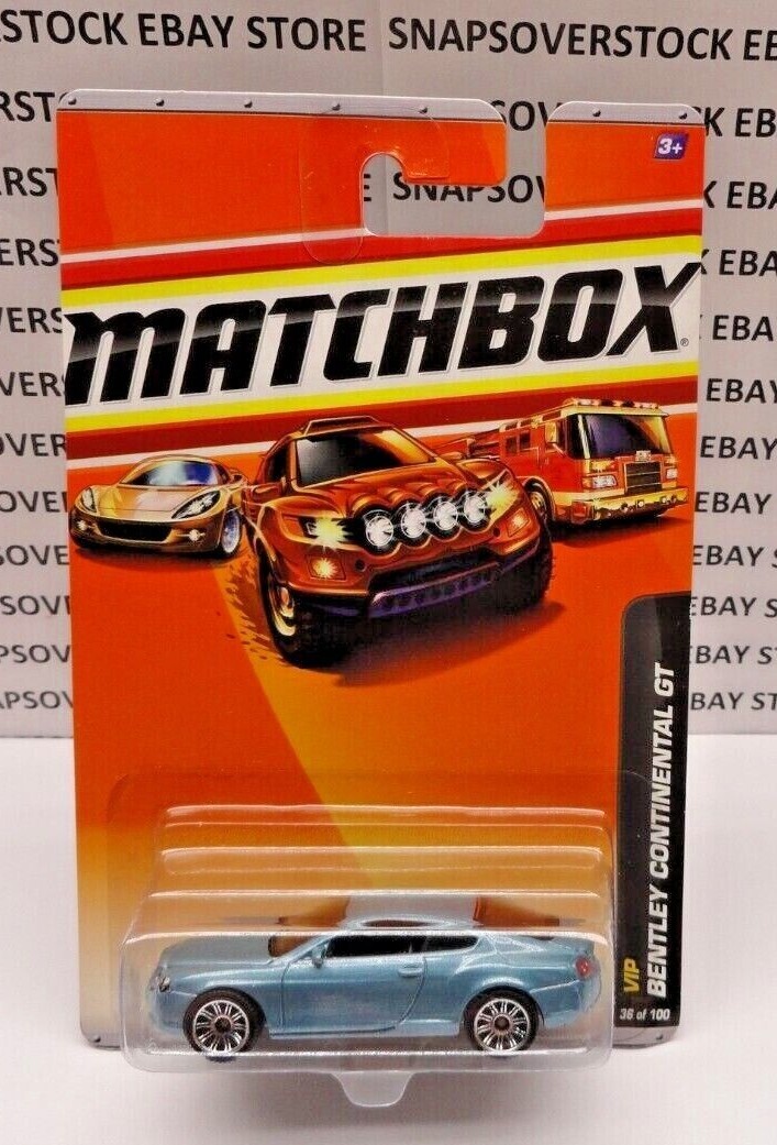 2010 MATCHBOX METALFLAKE STEEL BLUE BENTLEY