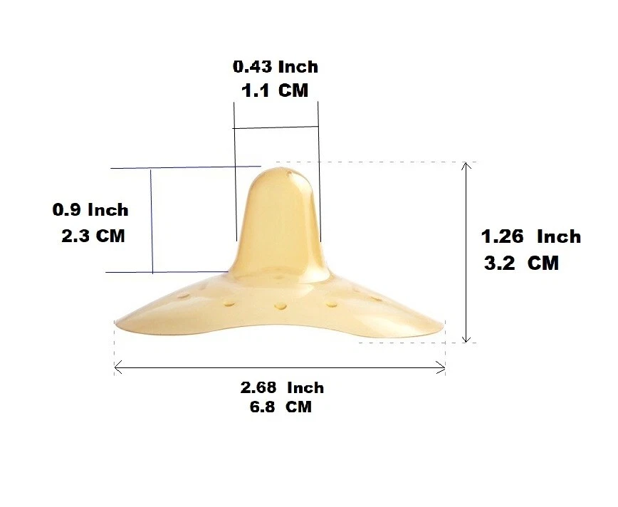 Защитный силиконовый чехол для сосков грудного вскармливания 1 пара - Изображение 2 из 4