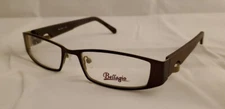 Bellagio B697 C-02 Rectangular Eyeglass Frames 49-18-135 BLACK