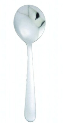 1 Dozen Windsor 18/0 Stainless Steel Bouillon Medium Weight Spoons, Free Shippin