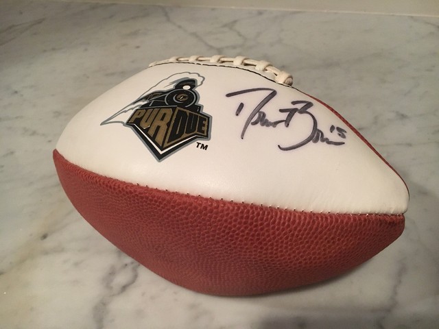 drew brees signed football