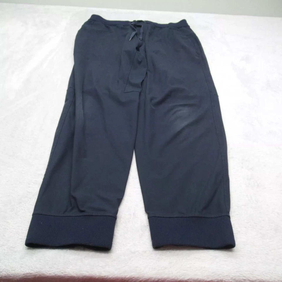 Pantalón de chándal Lululemon ABC para hombre grande 32x31 azul bolsillos cordón cintura elástico Foto 3 de 4