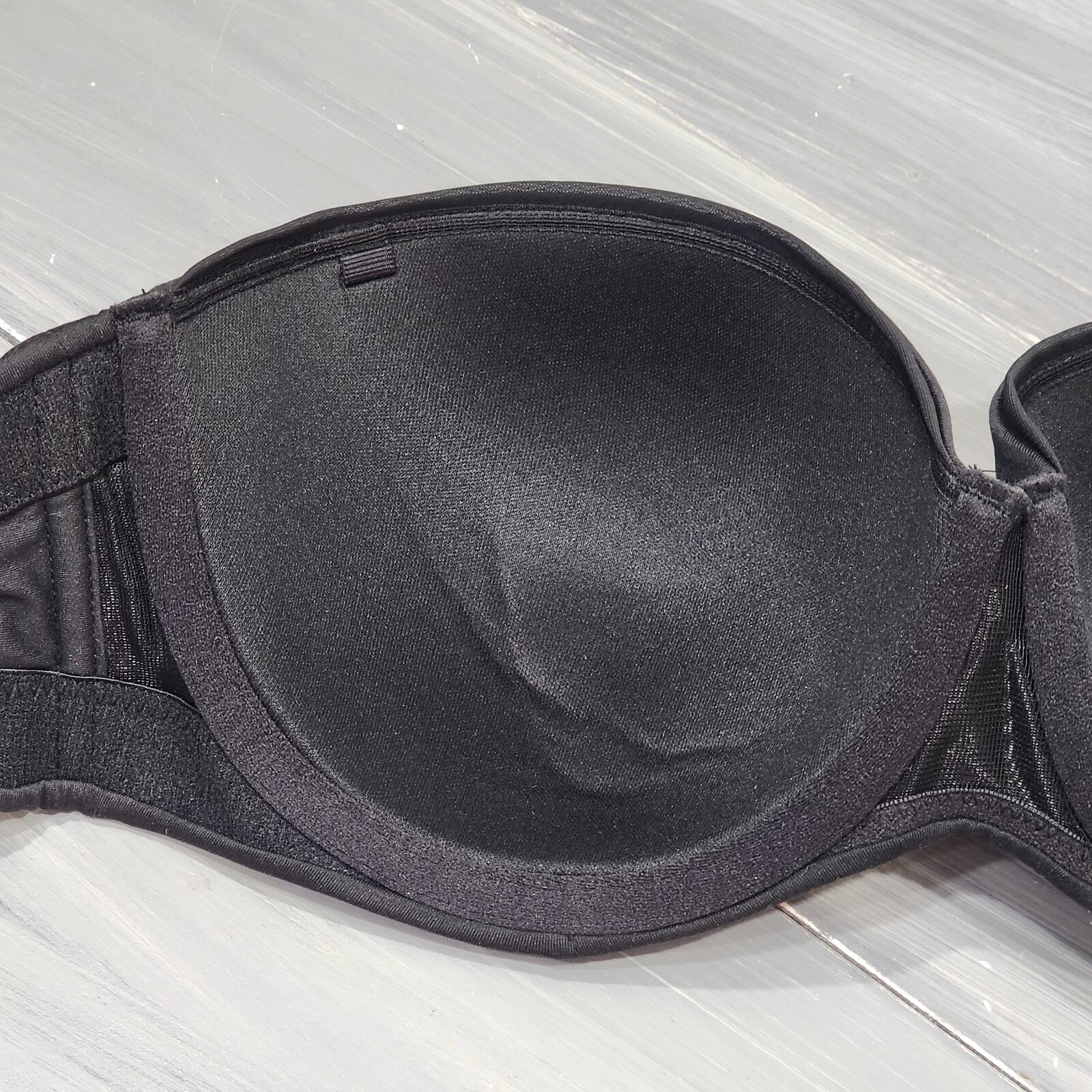 Calvin Klein Strapless Bra 32D Black Lightly Lined Constant QF5528 thumbnail 5