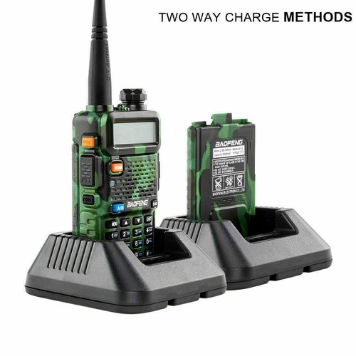 New Baofeng UV-5R USB Two way Radios 5W VHF UHF FM Transceiver Ham Walkie Talkie - Picture 6 of 12