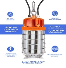 LUMERAKI 100W LED WLB Series Ultra Hi-Lumen Temporary Work Light