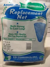 Cumings S-B-10-B Replacement Fishing Net 36" Salmon Super Heavy Black Poly 26x22