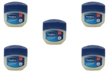 5 Packs x 50ml. Vaseline Petroleum Jelly Original