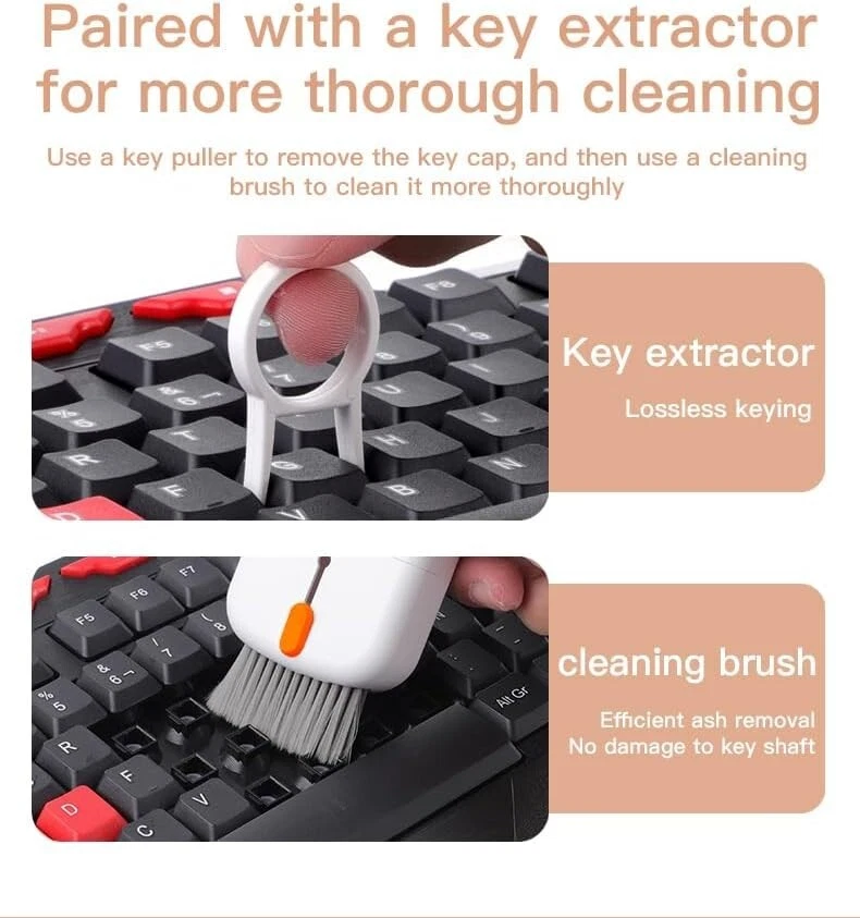 10-in-1 Camera Laptop Phone Cleaner Kit, Computer Screen Keyboard Brush Cleaning - Image 3 of 4