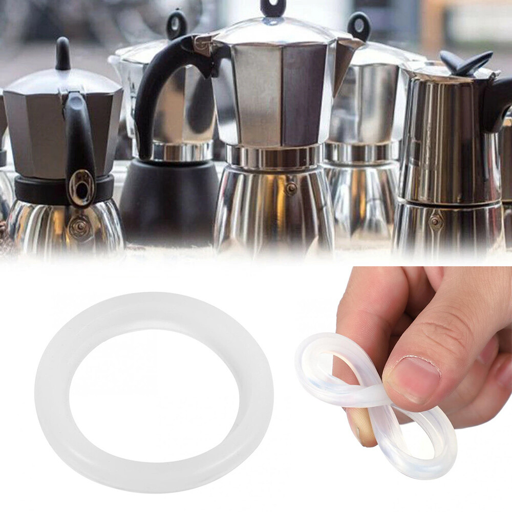 2Pcs Rubber Silicone Seal For Coffee Percolator 3 OR 4 Cup Pot 50mm id