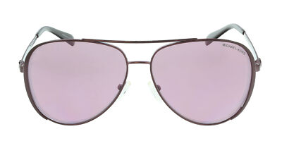 Michael Kors Blair Pink Aviator Sunglasses Michael Kors Blair Pink Pilot w/ Brown Gradient Lens  main image 3