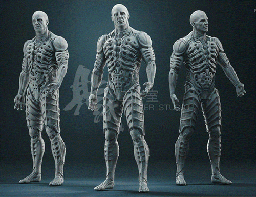 Prometheus 3D-Druck unbemalte Figur Modell GK Rohling Kit Neu heißes Spielzeug auf Lager - Bild 4 von 7