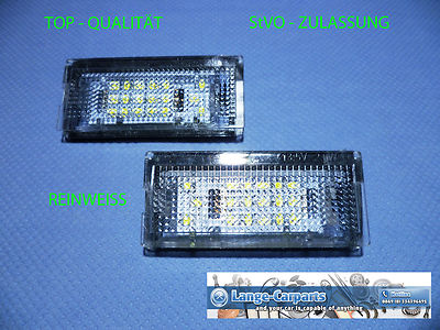 LED Set Kennzeichenbeleuchtung für BMW 3er E46 Limo. + Tour. EINBAUFERTIG