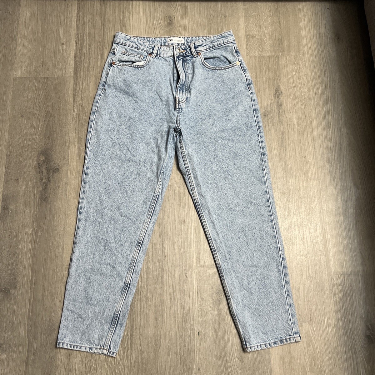   Jeans ナイロンジャケット M 美品USED Zara Jeans RN#77302 Womens Straight Leg Pre-Owned Size 10