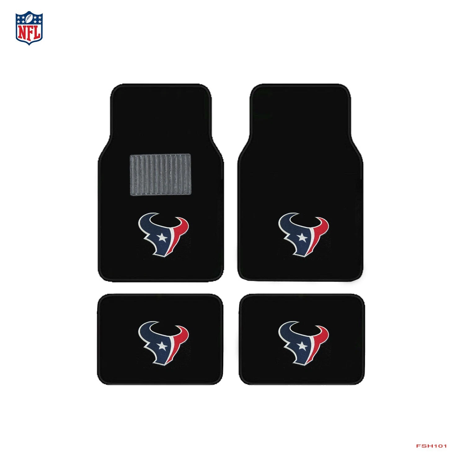 HOUSTON Football Windshield Sun Shade
