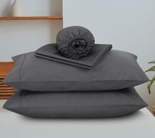 RUVANTI 100 Cotton Sheets - Crispy Cooling Percale Sheets for California Kin...