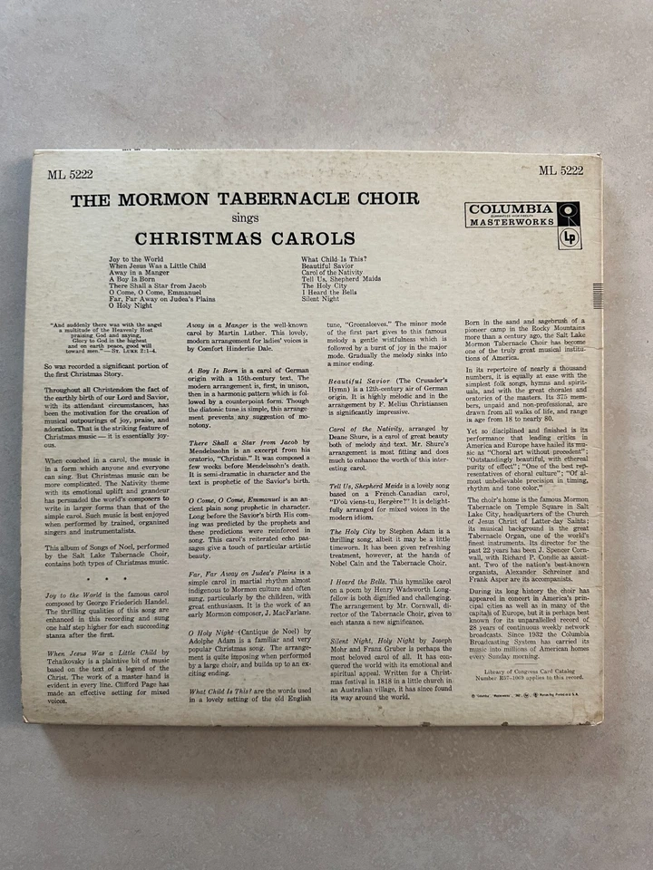 Christmas 4 LP vinyl lot- Norman Luboff - Henry Mancini - Mormon Tabernacle +1 - Image 4 of 4