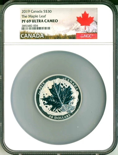 2019 Canada S$30 Maple Leaf 2 Oz. Master's Collection RARE NGC PF69 Ultra Cameo