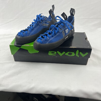 Mens Evolv VTR3D Climbing Shoes Blue Size 5