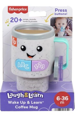 Fisher-Price Laugh and Learn Coffee Mug Baby Wake Up & Learn Stanley Cup Tumblr